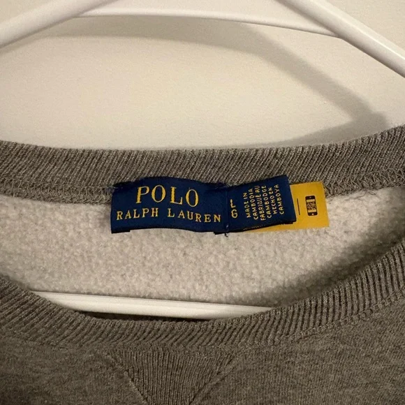 Ralph Lauren Gray Crew Neck Sweatshirt - Picture 4 of 5
